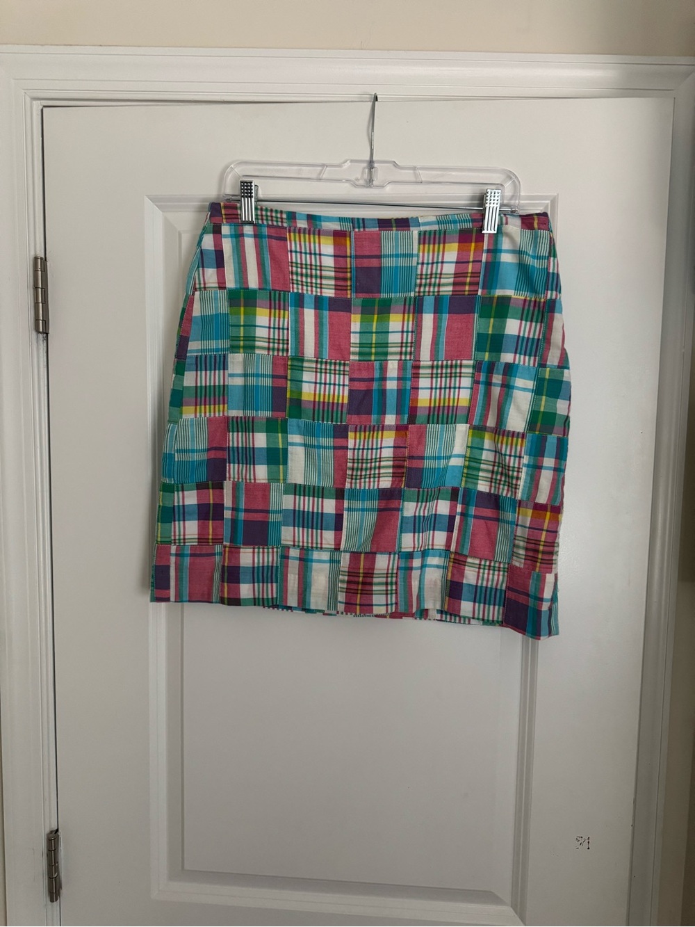 Talbots madras skirt size 10 petite